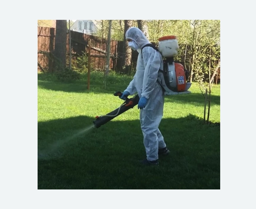 Обработка территории от клещей в Светогорске