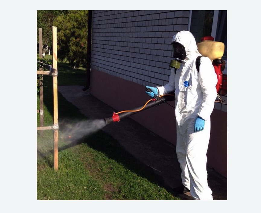 травля клещей на участке в Светогорске